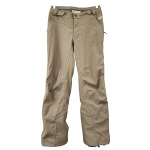 Cloudveil Size Medium Women's Gore-Tex Soft Shell Pants Full Thigh Zip Kahki